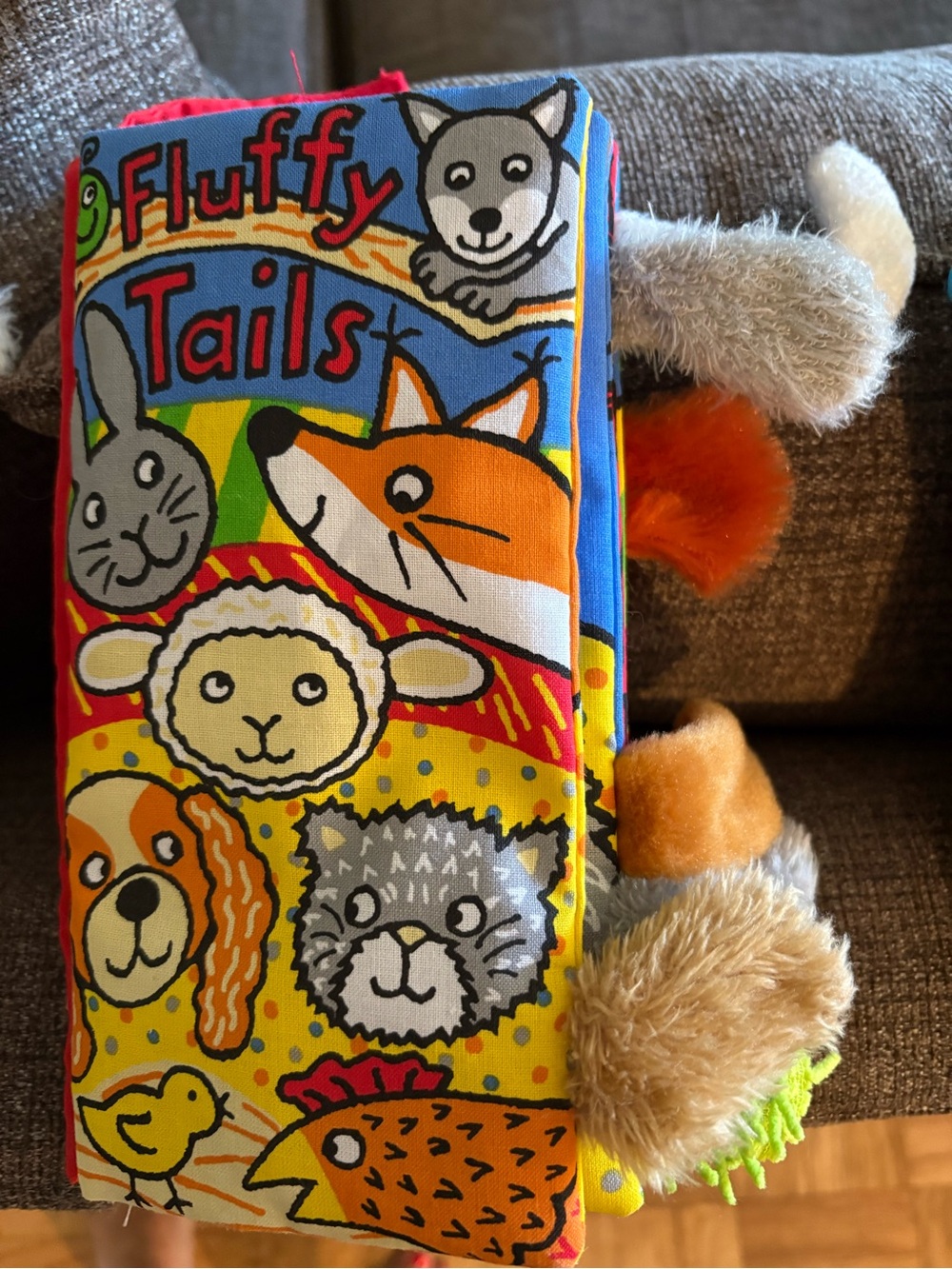 Jellycat Fluffy Tails Book